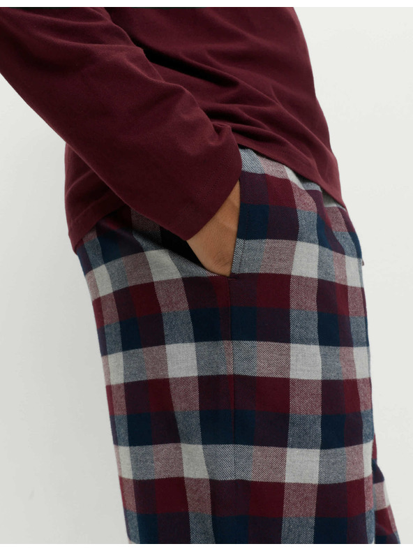 Marks & Spencer Пижама от рециклирана памучна материя Marks & Spencer червена