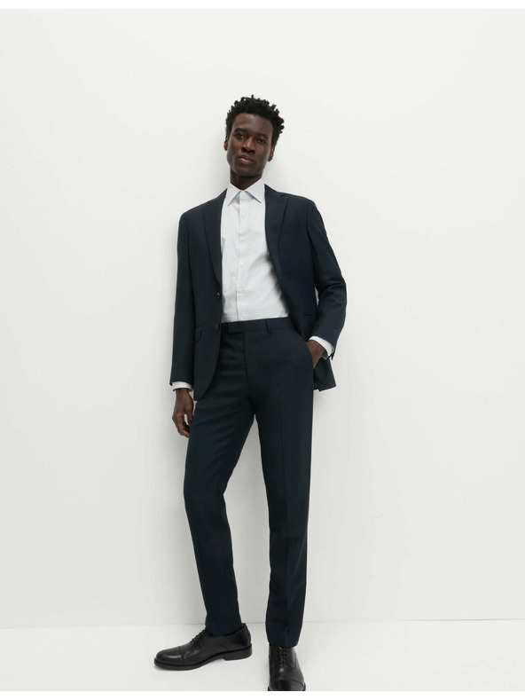 Marks & Spencer Риза с принт, нормален силует от чист памук Marks & Spencer бяла