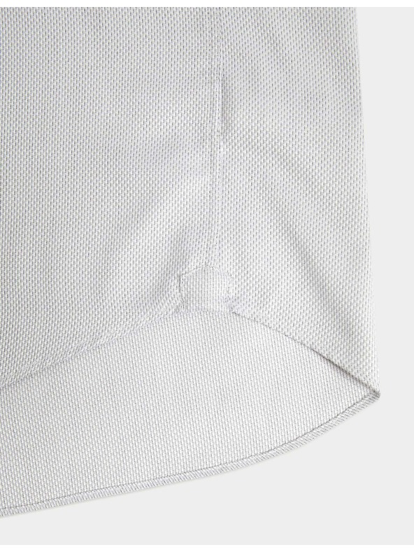 Marks & Spencer Луксозна риза с тесен силует от чист памук с текстура Marks & Spencer сива