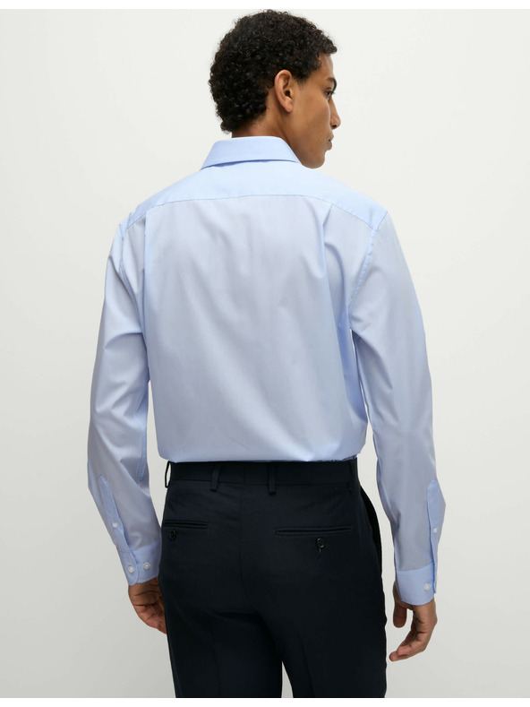 Marks & Spencer Синя риза с нормален силует с дълъг ръкав, 3 бр. Marks & Spencer