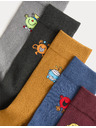 Marks & Spencer Чорапи Mr Men с висок дял памук, комплект от 5 бр. Marks & Spencer многоцветна