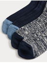 Marks & Spencer Средно топли термо чорапи с технология Heatgen, 2 чифта в опаковка Marks & Spencer военноморско синьо