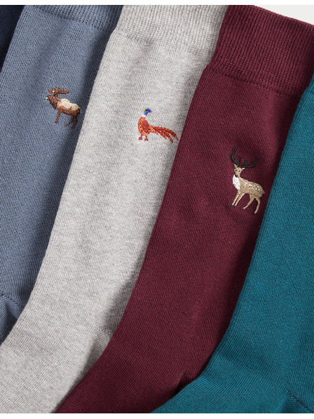 Marks & Spencer 5 чифта чорапи Cool & Fresh™ Woodland с висок дял памук Marks & Spencer многоцветна