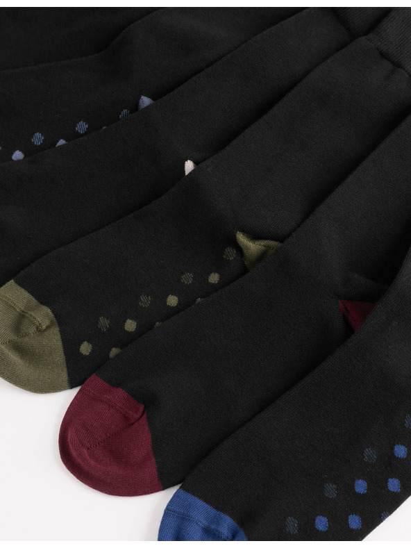 Marks & Spencer Чорапи Cool & Fresh™ с висок дял памук, в различни разцветки, комплект от 7 чифта Marks & Spencer черна