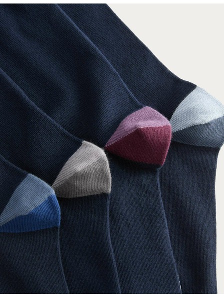 Marks & Spencer 7 чифта чорапи Cool & Fresh™ от висококачествен памук Marks & Spencer Navy