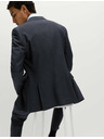 Marks & Spencer Костюмно сако с еластан и тънки райета, класически крой Marks & Spencer тъмносиня