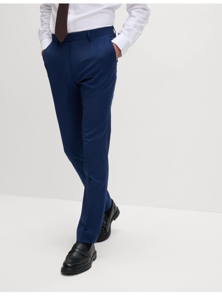 Marks & Spencer Костюмени панталони, прилепнал силует Marks & Spencer тъмносиня