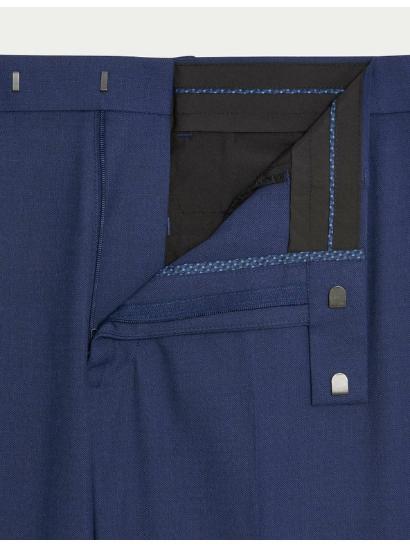 Marks & Spencer Костюмени панталони, прилепнал силует Marks & Spencer тъмносиня