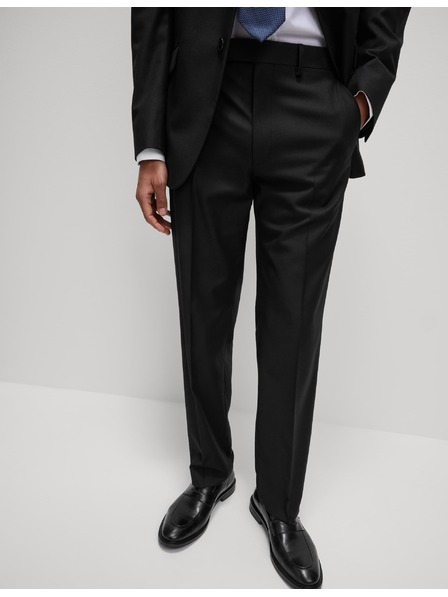 Marks & Spencer Костюмени панталони с класически крой Marks & Spencer черна