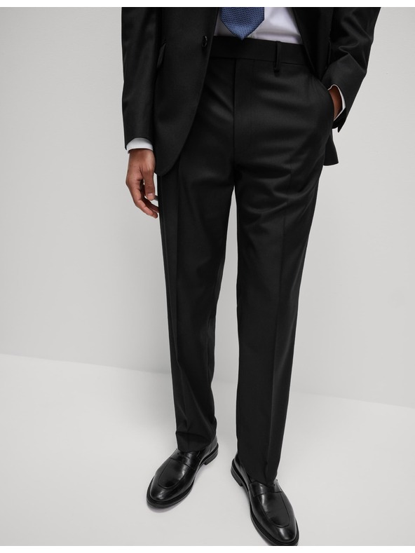 Marks & Spencer Костюмени панталони с класически крой Marks & Spencer черна