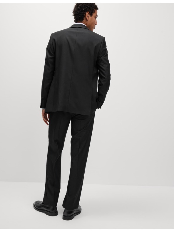 Marks & Spencer Костюмени панталони с класически крой Marks & Spencer черна