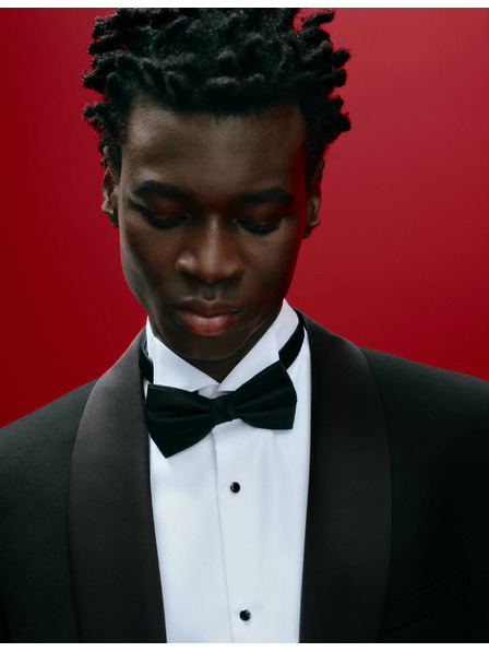 Marks & Spencer Папионка с десен Marks & Spencer черна