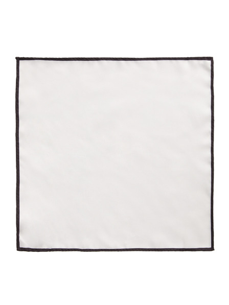 Marks & Spencer Кърпичка за джоб от чисто коприна Marks & Spencer бяла