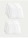 Marks & Spencer Тъкани боксерки Supima® с висок дял памук, 5 бр. в опаковка Marks & Spencer бял