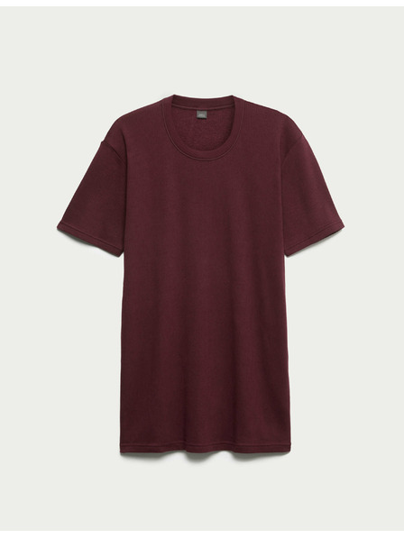 Marks & Spencer Термо топ с къс ръкав и технология Heatgen™, средна топлина Marks & Spencer червен