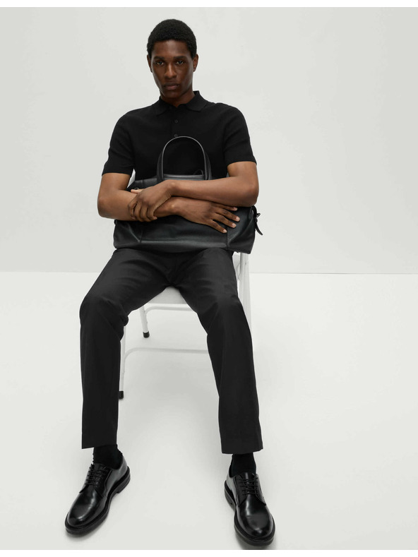 Marks & Spencer Неизмачкваеми панталони с класическа кройка Marks & Spencer черен