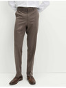 Marks & Spencer Панталони с нормална кройка и Smart Stretch обработка Marks & Spencer кафяв