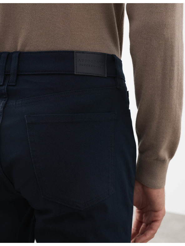 Marks & Spencer Панталони с 5 джоба и памучен плат Marks & Spencer тъмносин