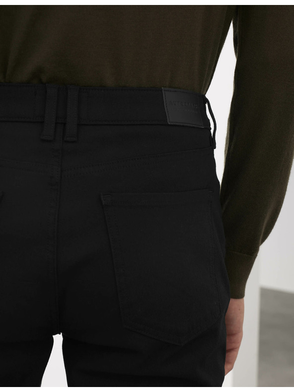 Marks & Spencer Панталони с 5 джоба и памучен плат Marks & Spencer черен