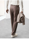 Marks & Spencer Супер леки chino панталони, леко стеснена кройка Marks & Spencer кафяв