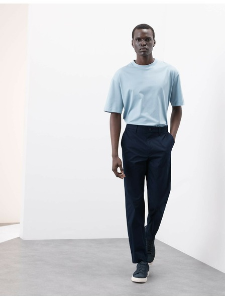 Marks & Spencer Супер леки chino панталони, нормална кройка Marks & Spencer тъмносин