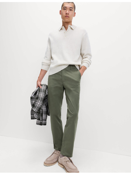 Marks & Spencer Разтегателен панталон чино с редовна кройка Marks & Spencer зелен