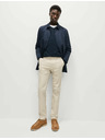 Marks & Spencer Разтегателен панталон тип "чино" с тънка кройка Marks & Spencer бежов