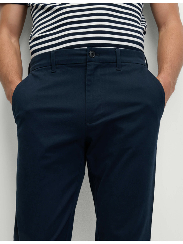 Marks & Spencer Marks & Spencer Разтегателни панталони Chino Slim Fit Navy Blue