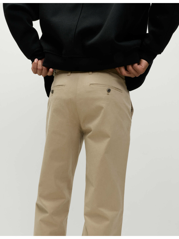 Marks & Spencer Разтегливи chino панталони с нормален силует Marks & Spencer бежово