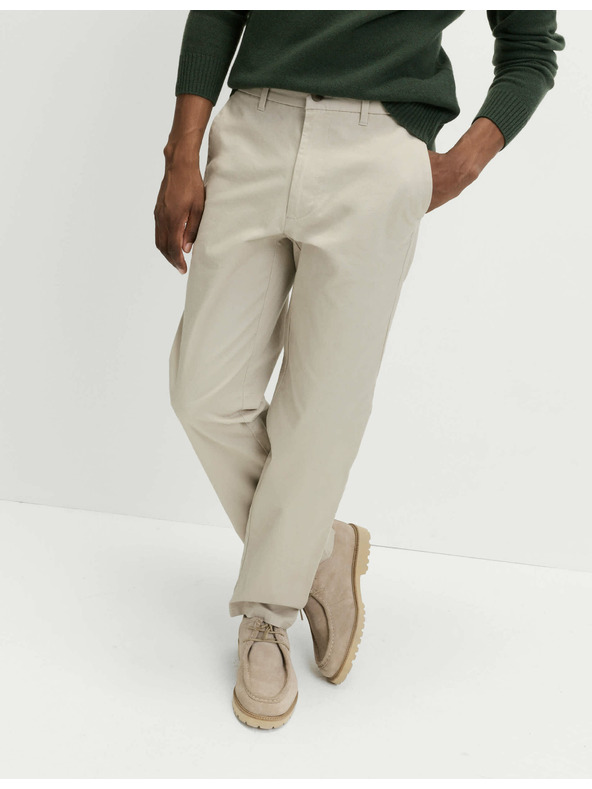 Marks & Spencer Разтегливи chino панталони с нормален силует Marks & Spencer бежово