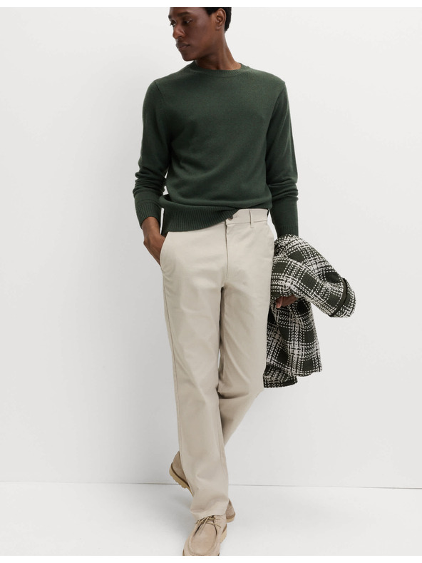 Marks & Spencer Разтегливи chino панталони с нормален силует Marks & Spencer бежово