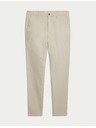 Marks & Spencer Прилепнали панталони чино със стреч Marks & Spencer бежово