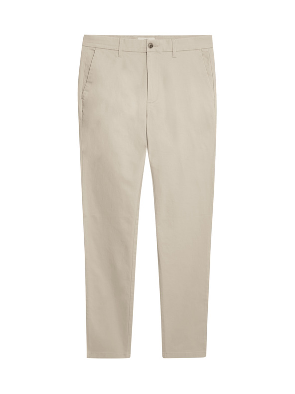 Marks & Spencer Прилепнали панталони чино със стреч Marks & Spencer бежово