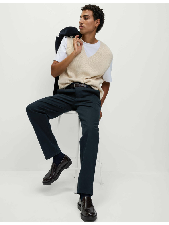 Marks & Spencer Разтегателен чино панталон Marks & Spencer тъмносин