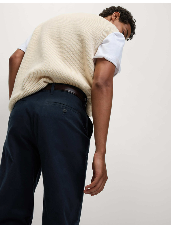 Marks & Spencer Разтегателен чино панталон Marks & Spencer тъмносин