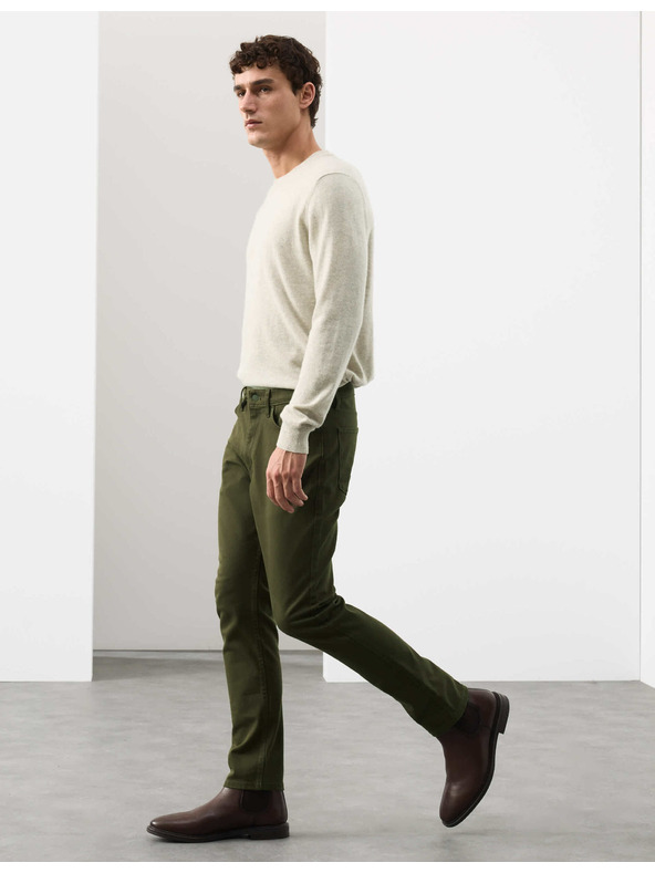 Marks & Spencer Еластични дънки с тесен силует и 360 градусна еластичност Marks & Spencer зелени