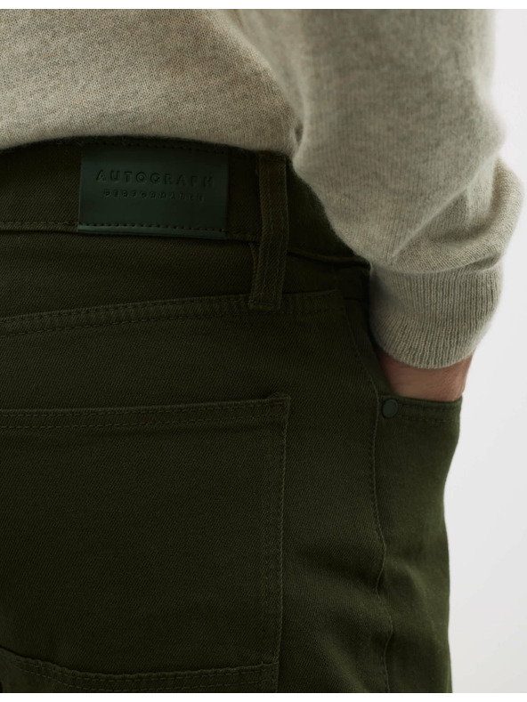 Marks & Spencer Еластични дънки с тесен силует и 360 градусна еластичност Marks & Spencer зелени