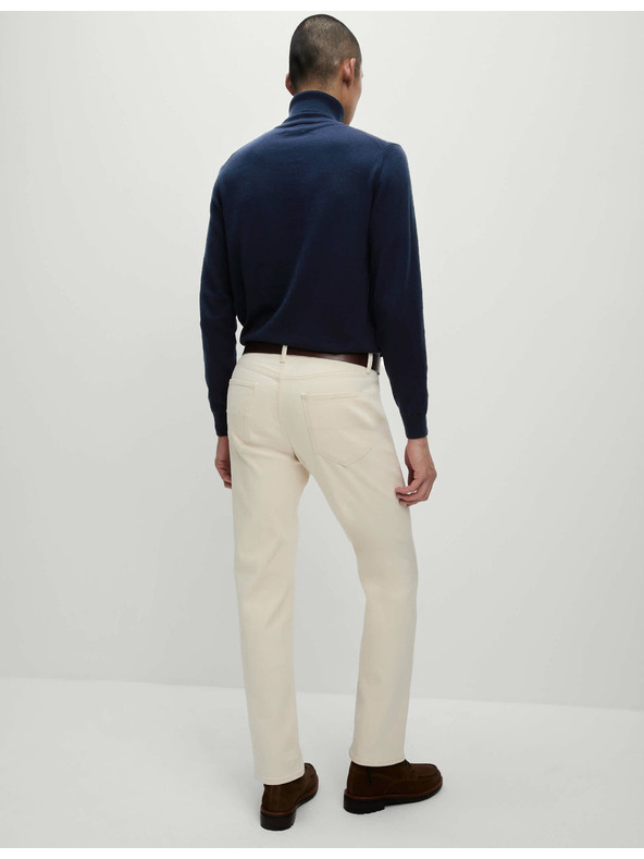 Marks & Spencer Еластични дънки с права кройка Marks & Spencer сметанови