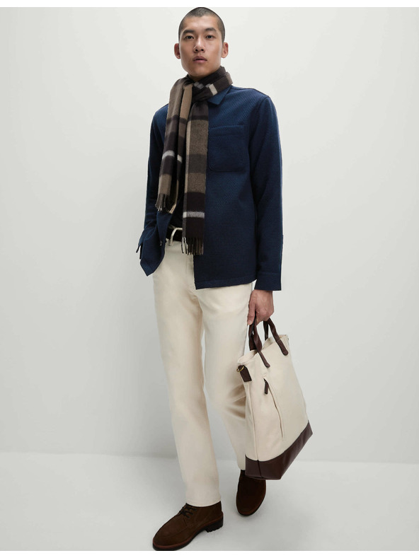 Marks & Spencer Еластични дънки с права кройка Marks & Spencer сметанови