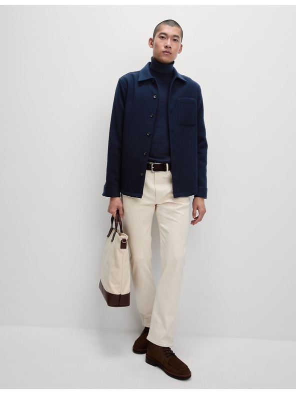 Marks & Spencer Еластични дънки с права кройка Marks & Spencer сметанови