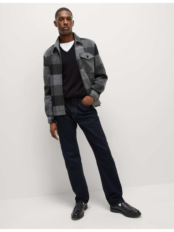 Marks & Spencer Еластични дънки с права кройка Marks & Spencer тъмносини