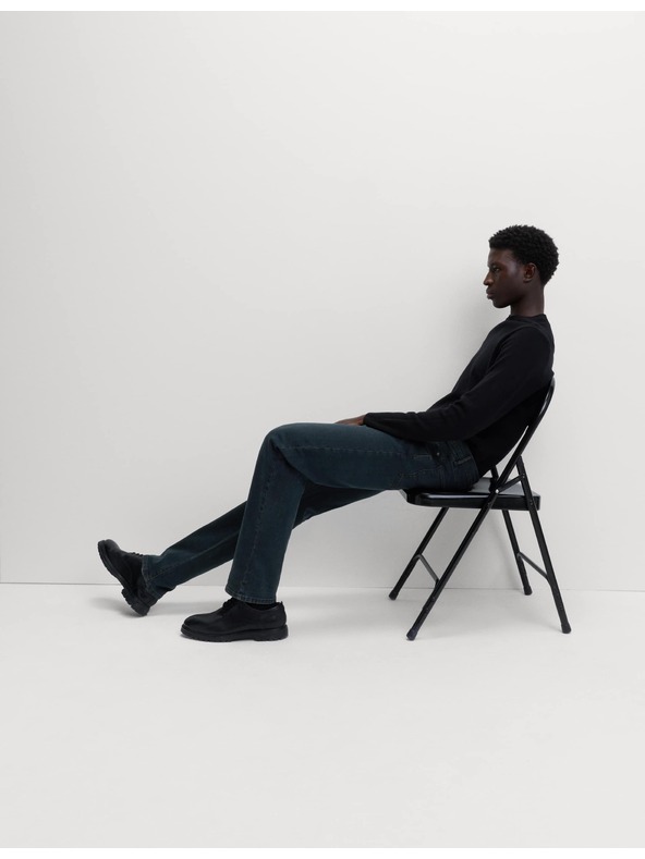 Marks & Spencer Разтегателни дънки с права кройка Marks & Spencer сини