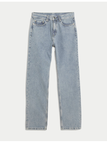 Marks & Spencer Свободни дънки с права кройка Authentic Marks & Spencer сини