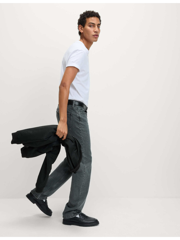 Marks & Spencer Свободни дънки с права кройка Authentic Marks & Spencer сиви