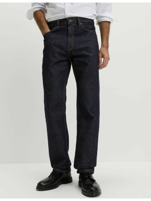 Marks & Spencer Свободни дънки с права кройка Authentic Marks & Spencer тъмносини