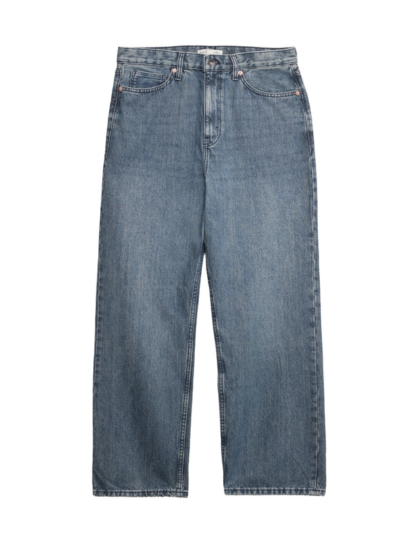 Marks & Spencer Authentic свободни твърди дънки Marks & Spencer сини