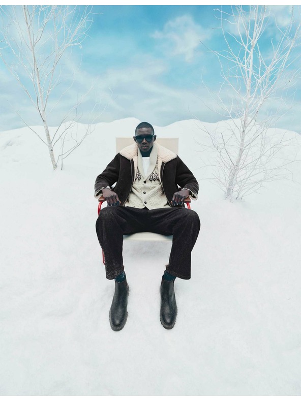 Marks & Spencer Стеснени дънки Smart Pleat Marks & Spencer тъмносини