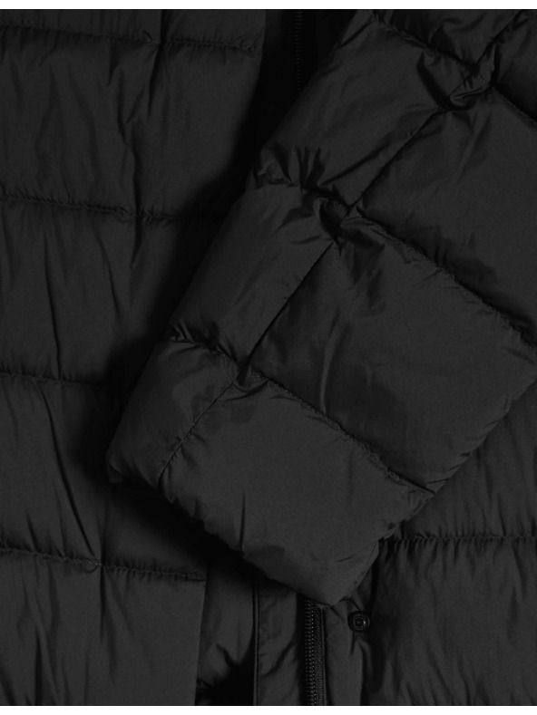 Marks & Spencer Пухено одеяло с качулка Marks & Spencer черен