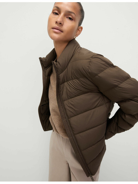 Marks & Spencer Подплатено сгъваемо яке с пух и пух Marks & Spencer кафяво