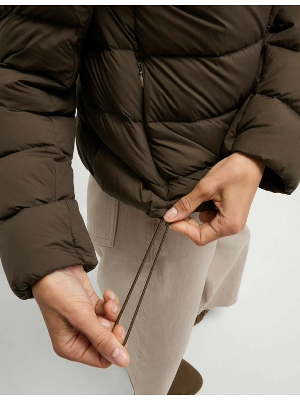 Marks & Spencer Подплатено сгъваемо яке с пух и пух Marks & Spencer кафяво